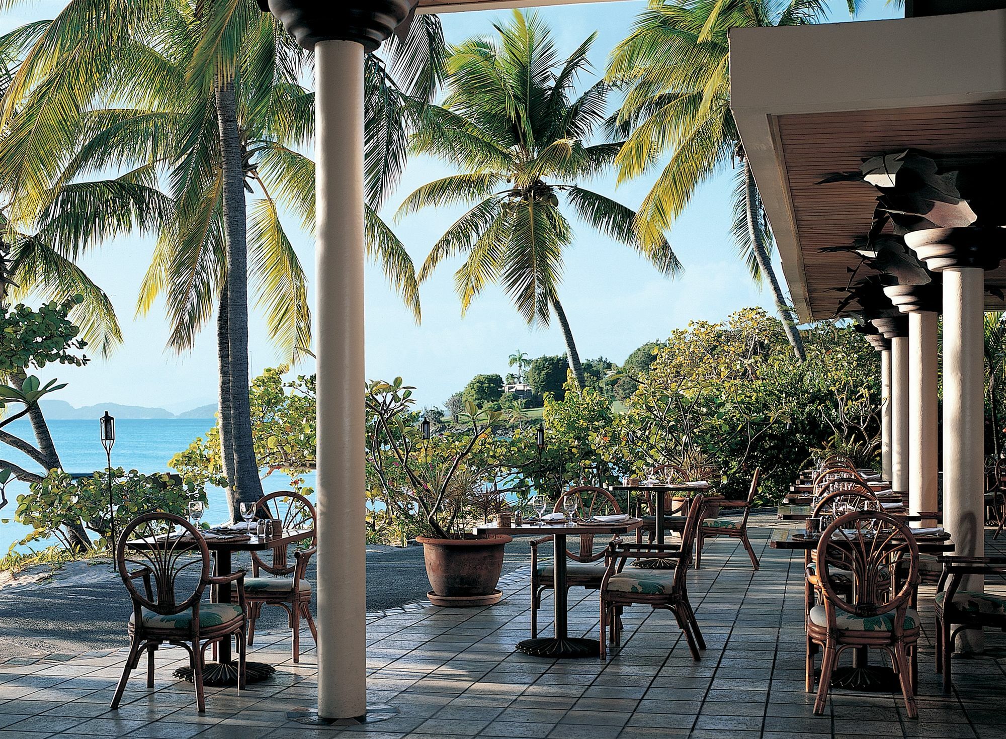 Caneel Bay Resort Cruz Bay المطعم الصورة